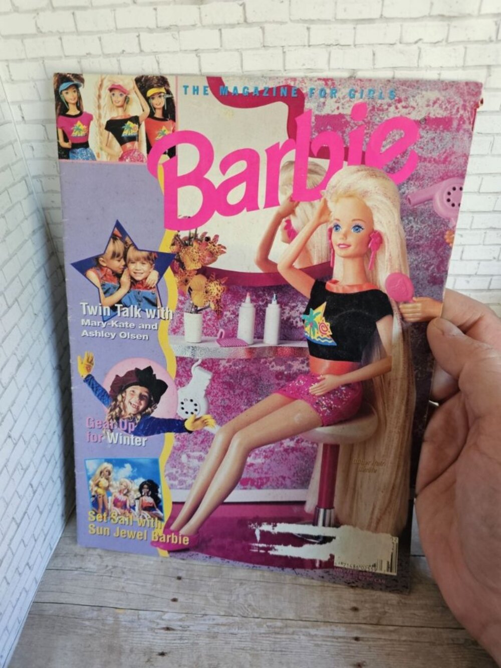 Barbie Magazine Issue 41 1994 Cut n Style Barbie Olsen Twins Vintage 90s